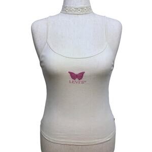 Levi's NWOT Cream Tank Top Women L